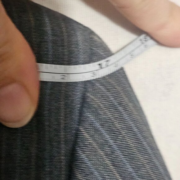 Mens Imperial By Haggar Gray Pinstripe Suit Jacket 2-Button Wool Blend - Picture 16 of 16